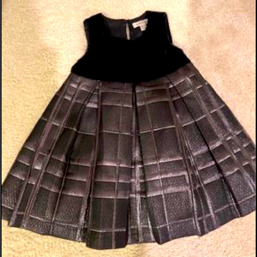 Black velvet Burberry Dress - size 2 T